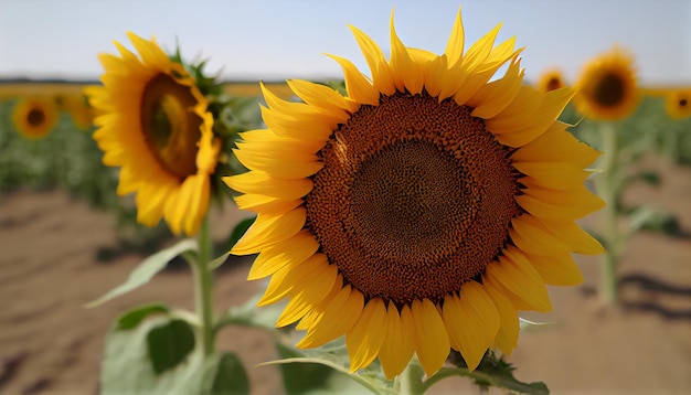 tournesols en été