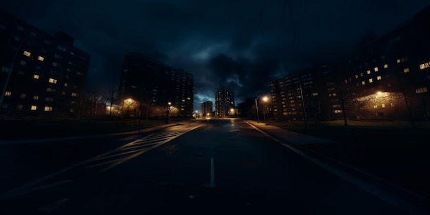 Photo les tours du ghetto la nuit un coup d'œil sur les appartements de rochdale projets de logement queens new york