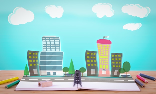 Toute la longueur des gens debout par des jouets contre le ciel bleu