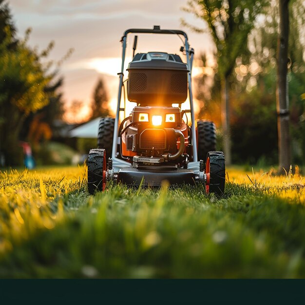 Photo un tracteur avec le mot lumière dessus