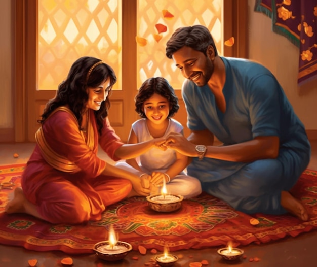 Les traditions familiales de Diwali