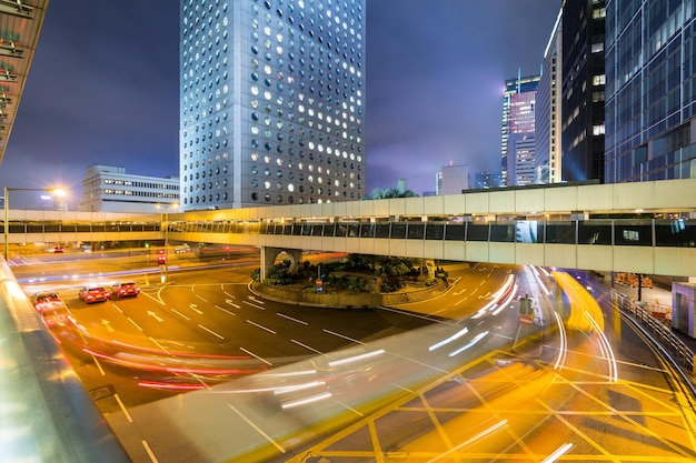 Trafic intense à Hong Kong