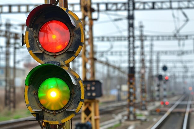 Le trafic de signaux de sémaphore