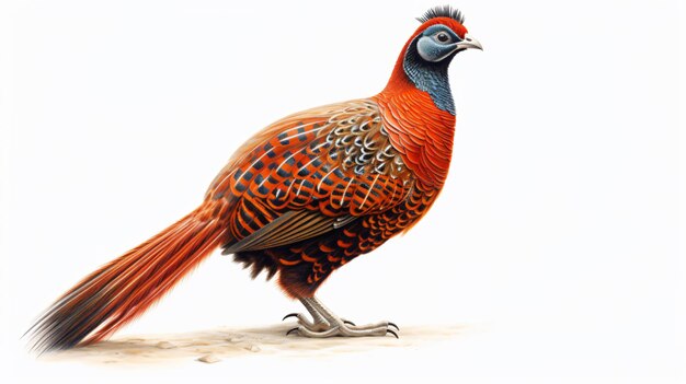 Des tragopans rouges