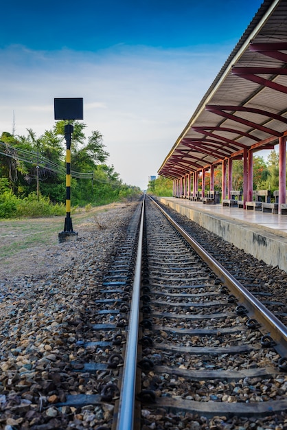 Train de chemin de fer vintage