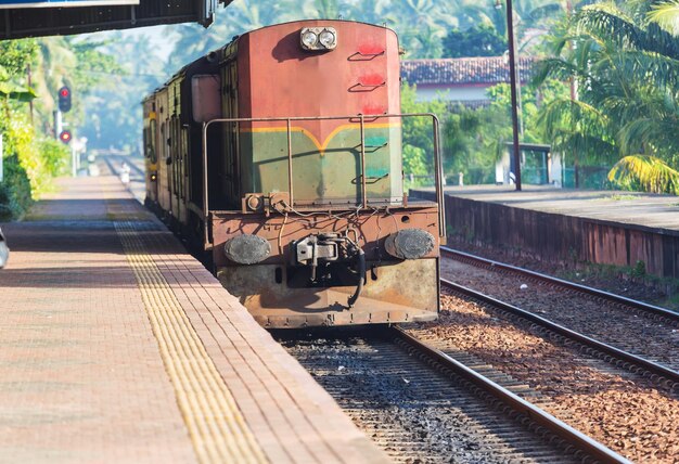 Le train sur le Sri Lanka