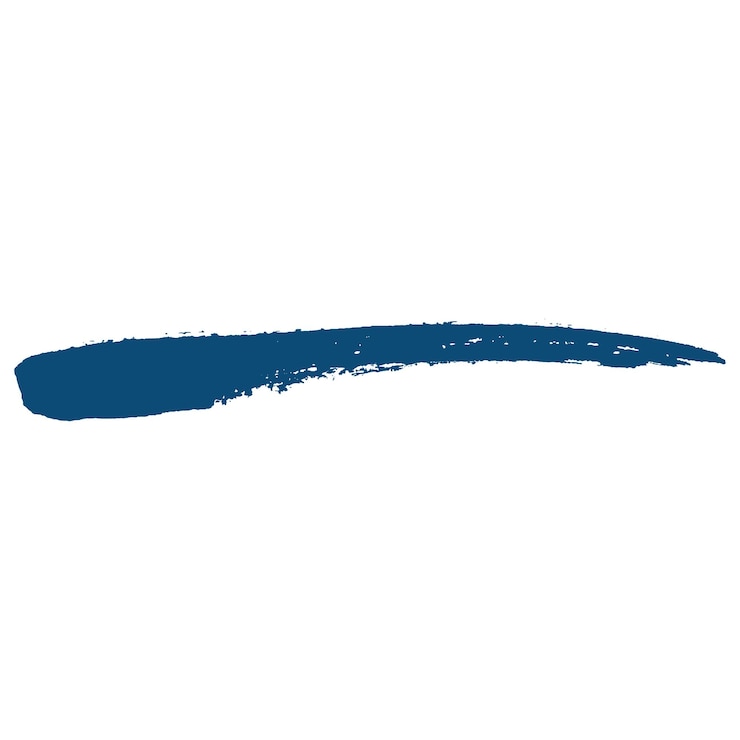 Photo un trait de pinceau bleu peint à l'aquarelle vectorielle, un élément de conception dessiné à la main isolé sur un fond blanc.