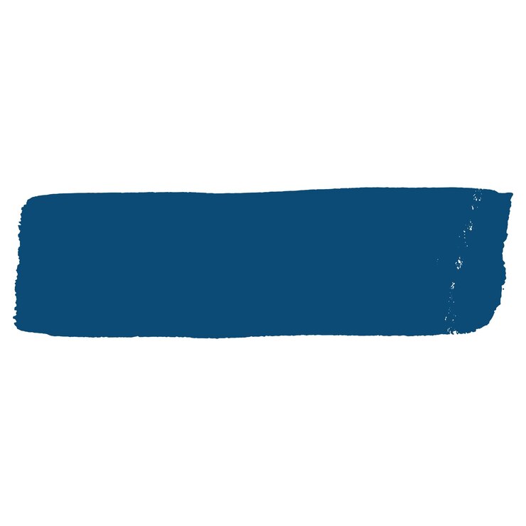 Photo un trait de pinceau bleu peint à l'aquarelle vectorielle, un élément de conception dessiné à la main isolé sur un fond blanc.