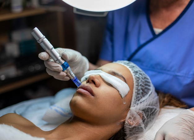 Traitements de beauté dans le salon de beauté