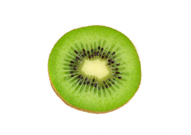 Tranche de kiwi isolé