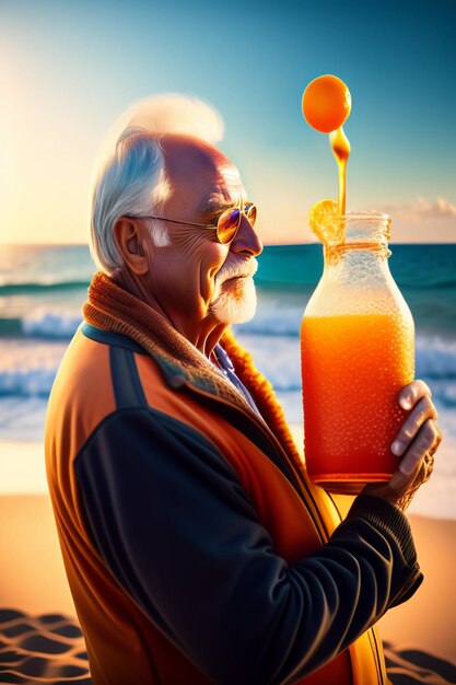 Tranche d'orange avec des éclaboussures de jus d'orange isolées