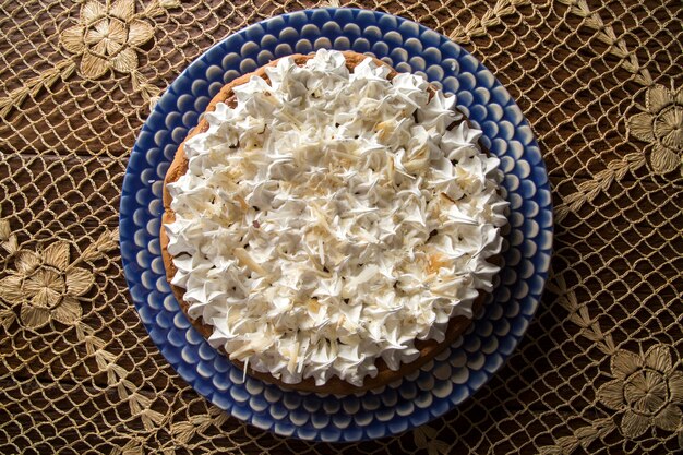 Tranche de tarte aux marrons