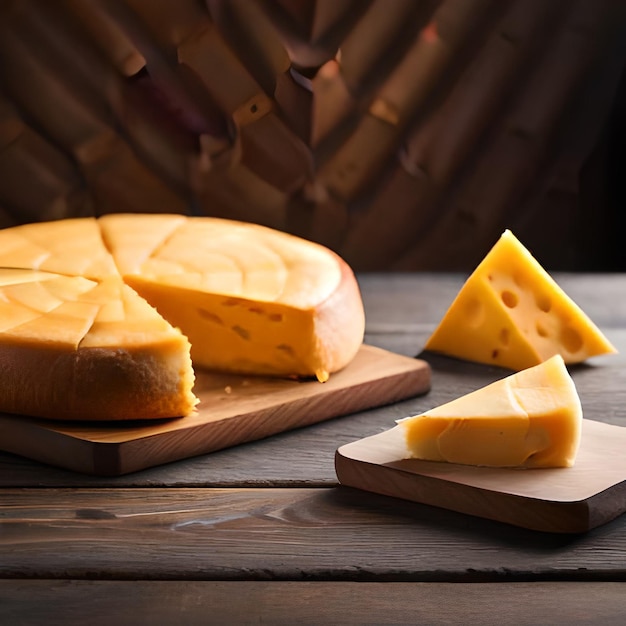 Photo tranches de fromage très délicieuses