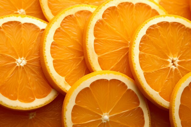 Des tranches d'oranges