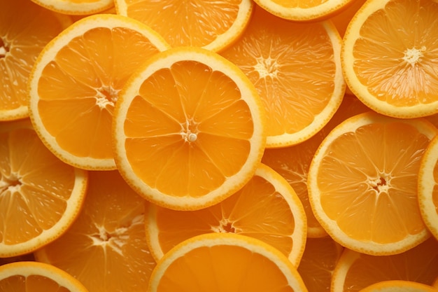 Des tranches d'oranges