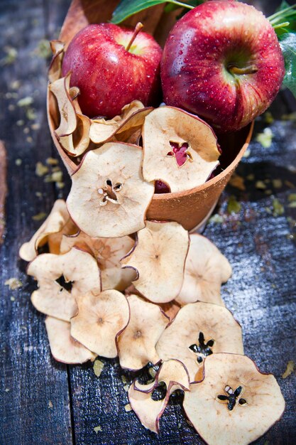 Tranches de pomme au four