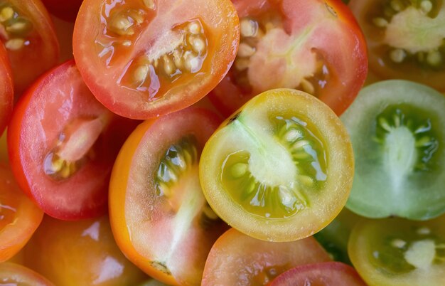 Tranches de tomates juteuses