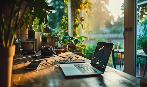 La tranquillité et le minimalisme au Home Office