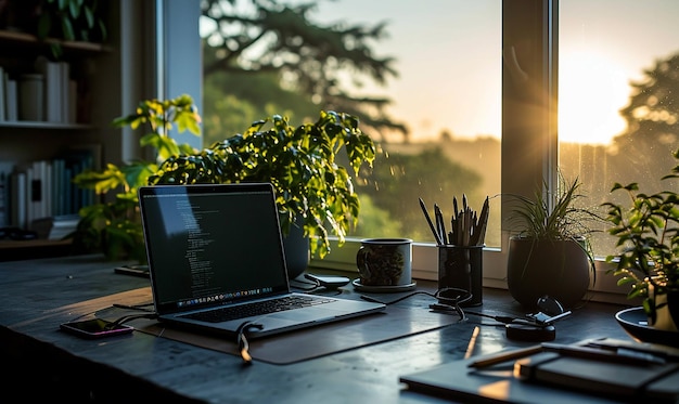 La tranquillité et le minimalisme au Home Office