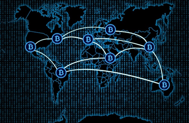 Les transactions internationales en bitcoins