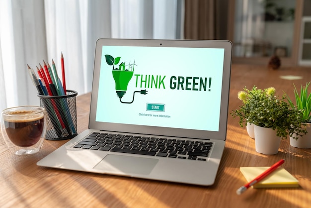 Photo transformation des entreprises vertes pour les entreprises à la mode grâce à la stratégie de marketing vert