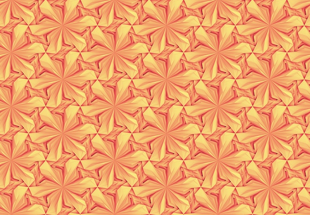 Transparent motif orange-jaune