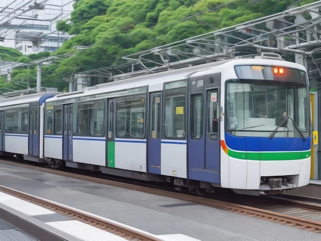 Photo le transport en commun rapide