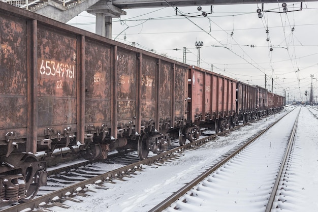 Transport de grandes marchandises par chemin de fer