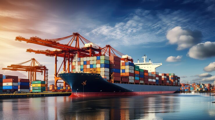 Photo transport de marchandises par navire
