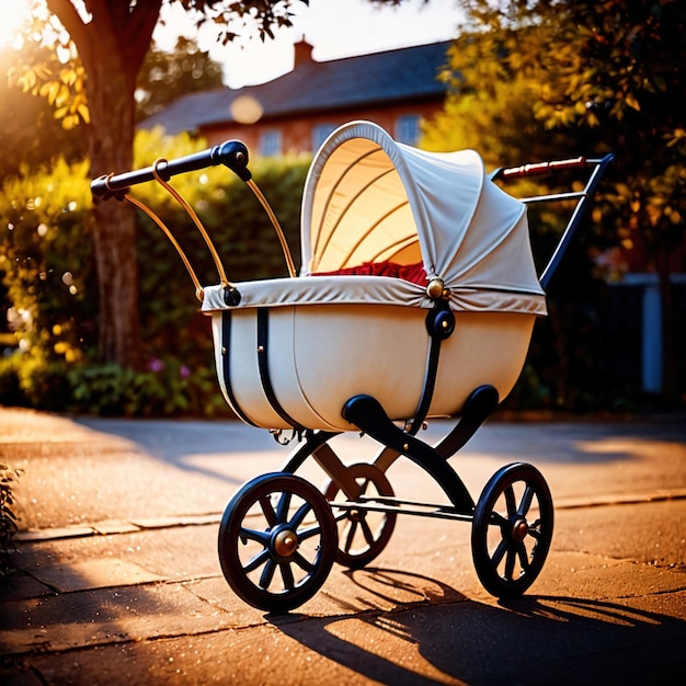 Transport de poussettes pour bébés ou d'enfants en bas âge
