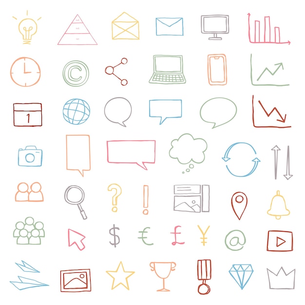 Travail d'équipe professionnel png collection colorée