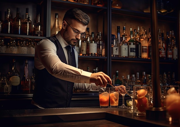 Travailler comme barman