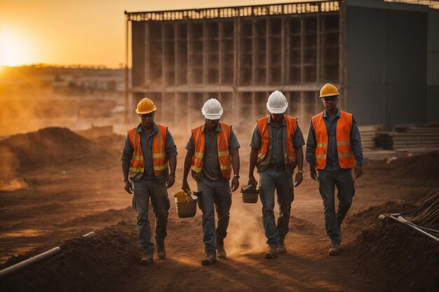 Travailleur qualifié assistant à une brève réunion dans l'usine Personnel industriel et main-d'œuvre manufacturière c