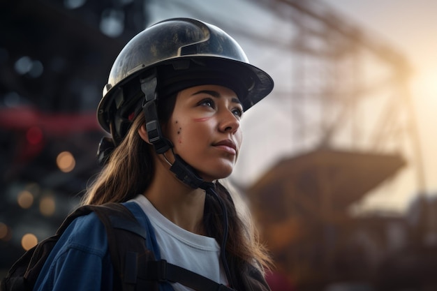 travailleuse d'usine IA générative