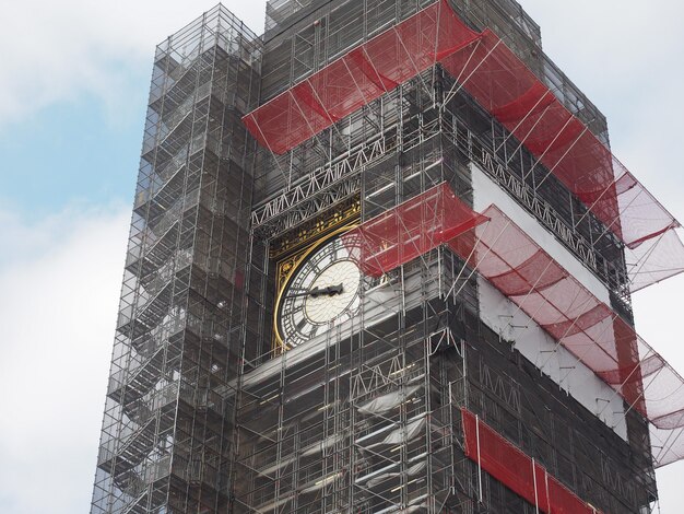 Travaux de conservation de Big Ben à Londres