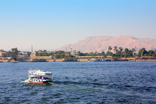 Traversée du Nil en Egypte