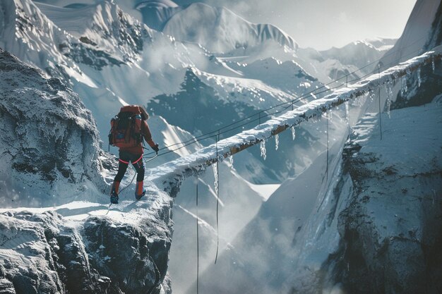 Traversez le bord du danger avec un alpiniste cro génératif ai