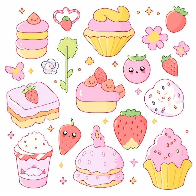 Les trésors doux du paradis pastel dans le monde Kawaii de Sanrio