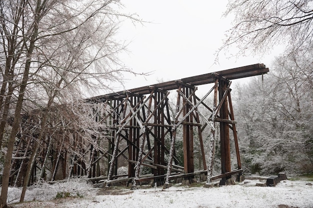 Trestle de train à Athènes en Géorgie États-Unis