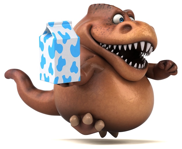 Trex amusant - Illustration 3D