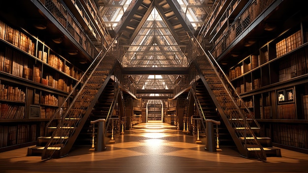 Le triangle de la bibliothèque