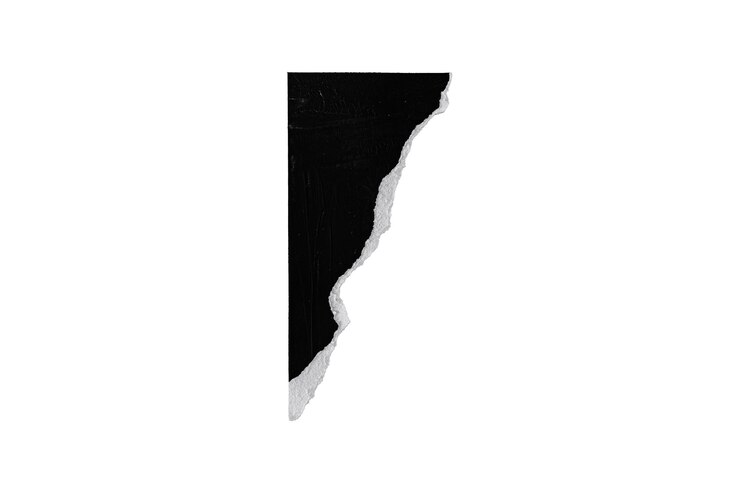 Photo un triangle noir avec le mot a dessus