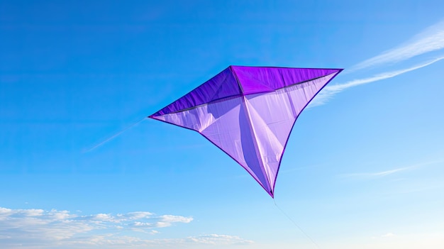 Des triangles violets de cerf-volant