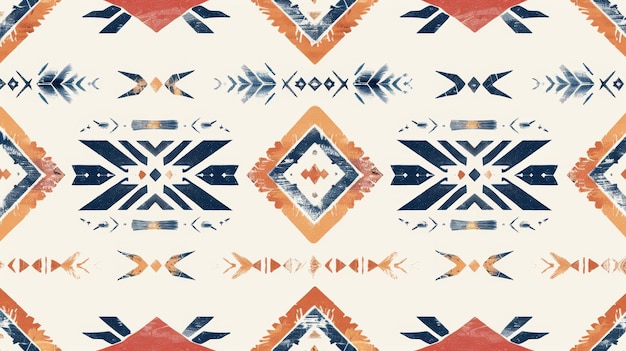 La tribu Navajo tribale moderne modèle sans couture Aztèque impression d'art géométrique abstrait Hipster arrière-plan moderne papier peint tissu de conception tissu de couverture textile