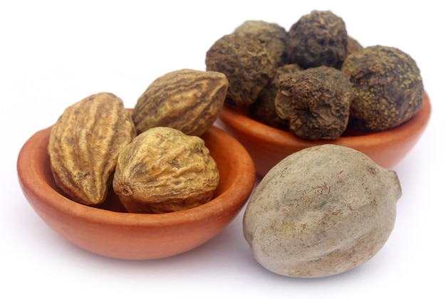 Triphala, une combinaison de fruits ayurvédiques, du sous-continent indien