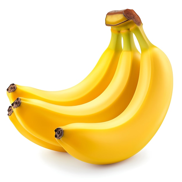 trois bananes avec le mot " le " dessus