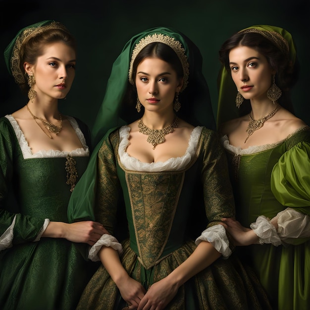 Trois belles femmes de la Renaissance