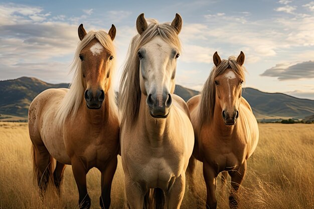 Les trois chevaux