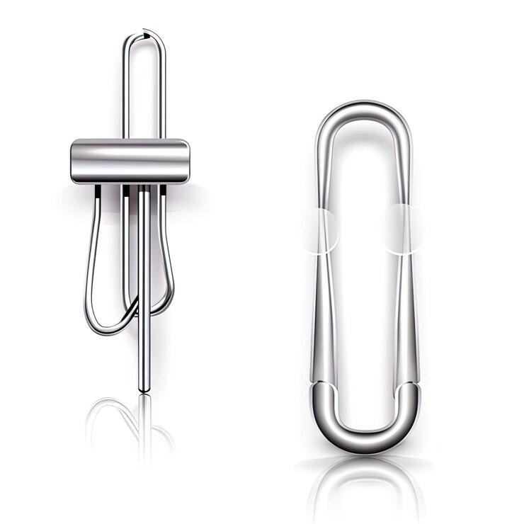 Photo trois crochets d'argent avec une poignée d'argent et un crochet d'argent