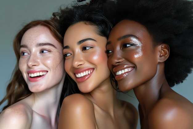 Photo trois femmes ai générées